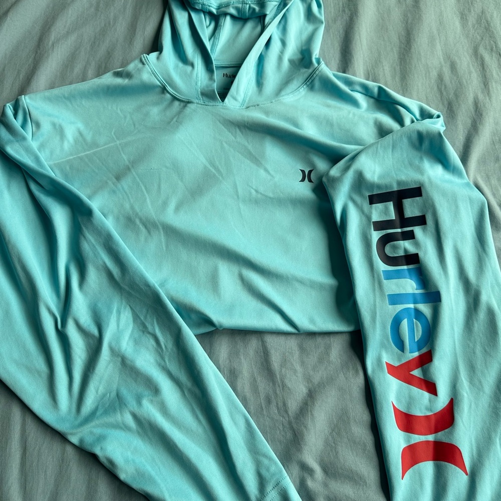 Hurley Light Blue Active Hoodie